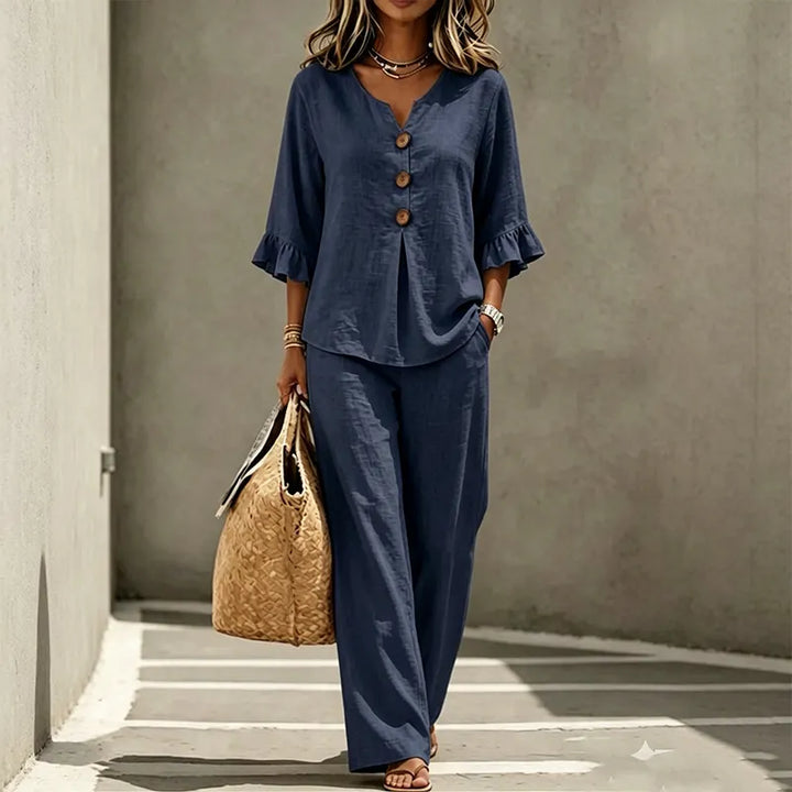 Elinor - Breezy Linen Two-Piece Set