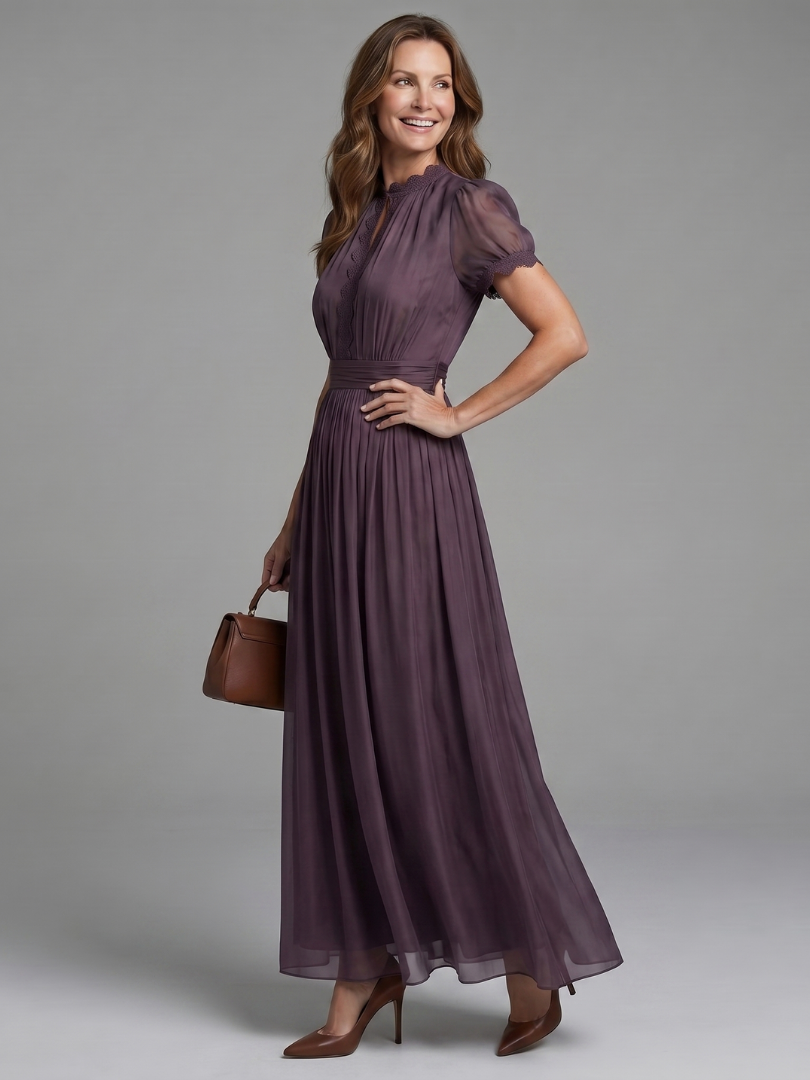 Jovelle - Soft-Touch Pleated Maxi Dress