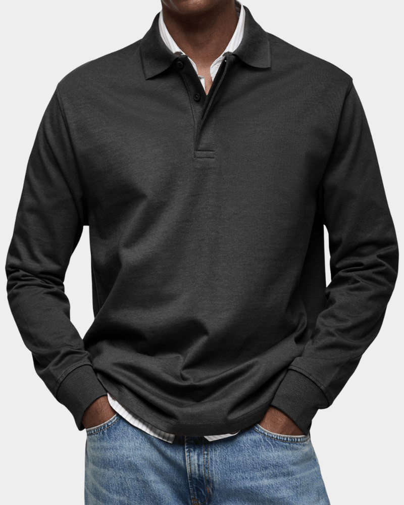 Taevan - Textured Knit Polo