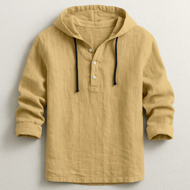 Beckford - Breathable Linen Hooded Shirt