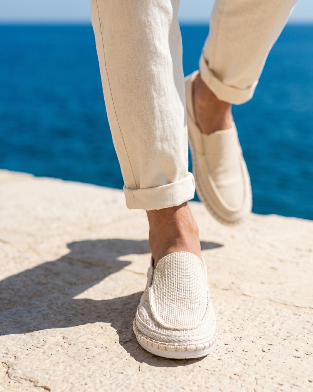 Falkner - Textured Slip-On Espadrille