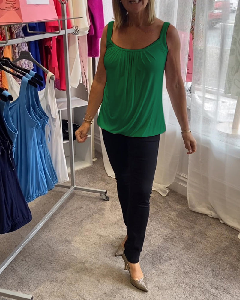 Corina - Soft-Touch U-Neck Tank Top