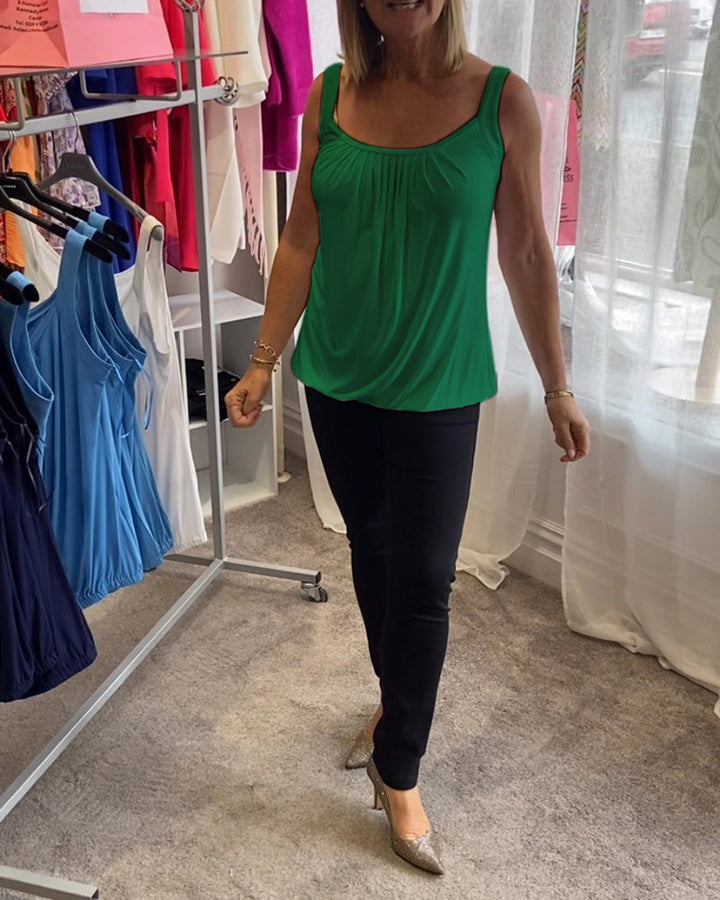 Corina - Soft-Touch U-Neck Tank Top