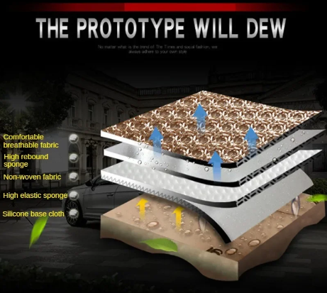 Davriel - Silk Car Seat Cushions