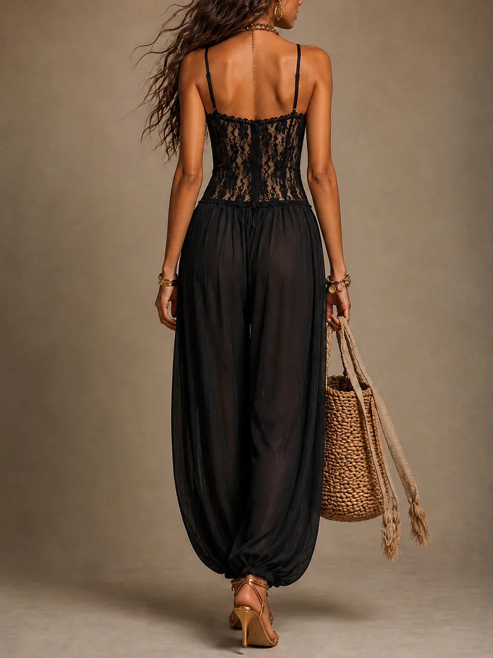Caradine - Airy Harem Jumpsuit