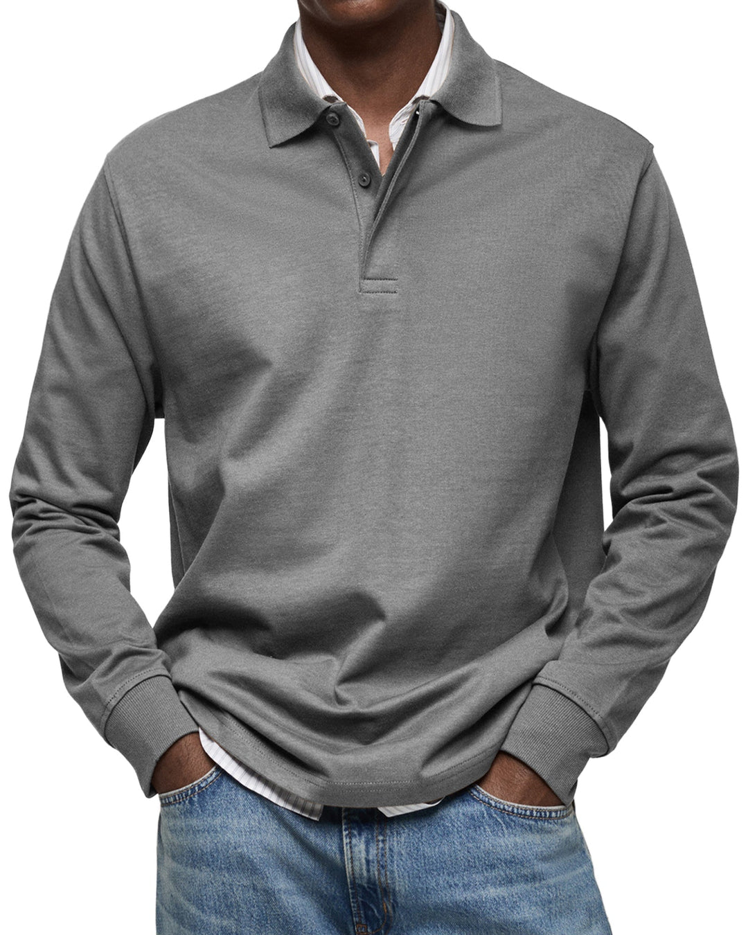 Ethan - Soft-Touch Long-Sleeve Polo