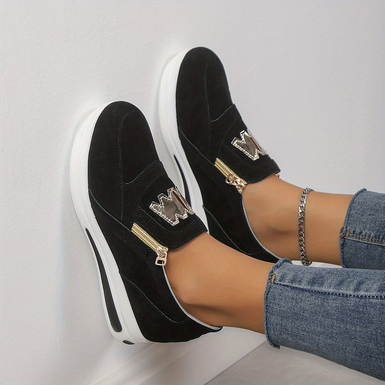 Ovelia - Platform Slip-On Sneakers