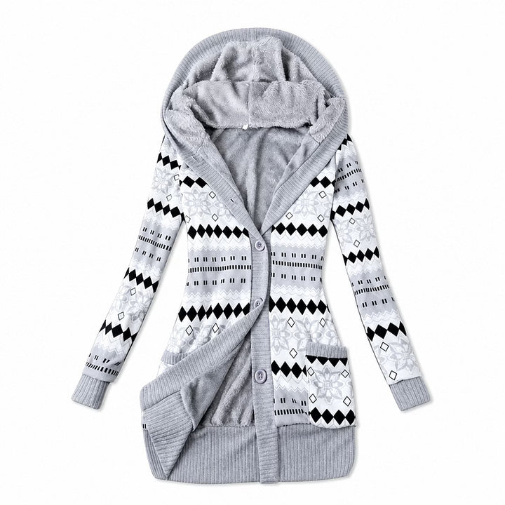 Ines - Thermal Hooded Cardigan