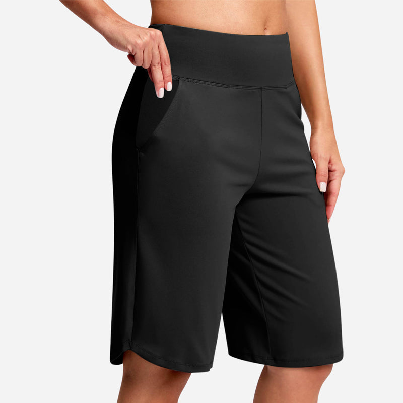 Kendall - High Waist Pocket Biker Shorts