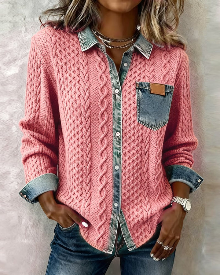 Arlette - Stylish Casual Sweater Shirt