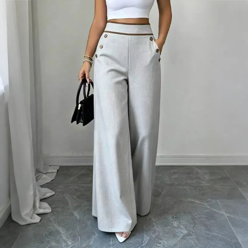 Oriessa - High Waist Sailor Trousers