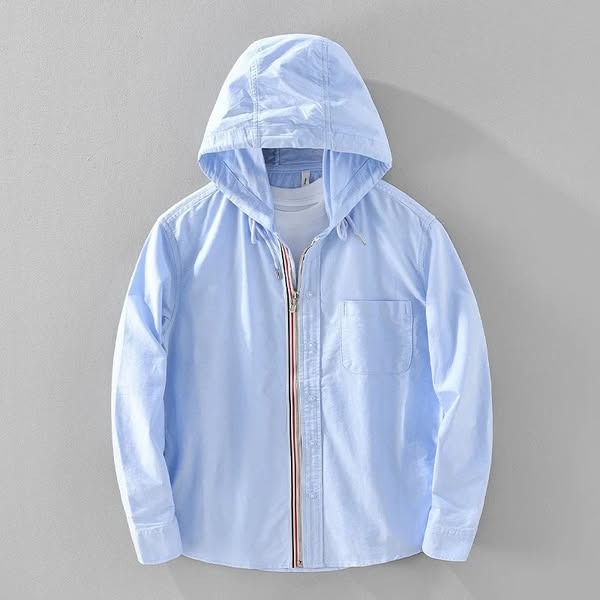 Jexon - Lightweight Linen Hooded Shirt