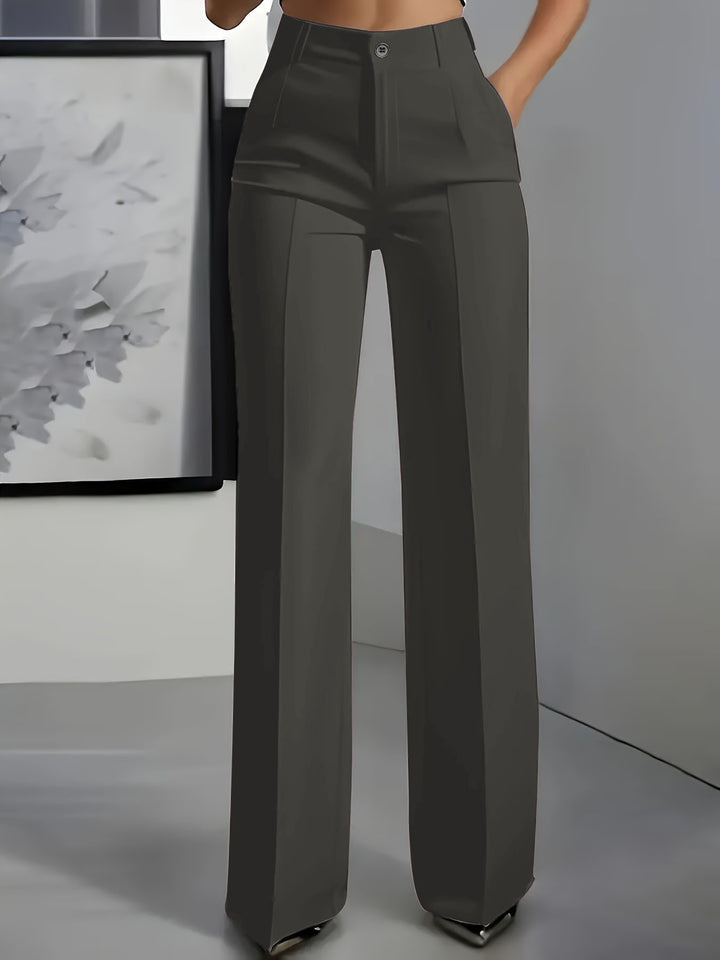 Adorisse - Tailored High Waist Wide Leg Trousers