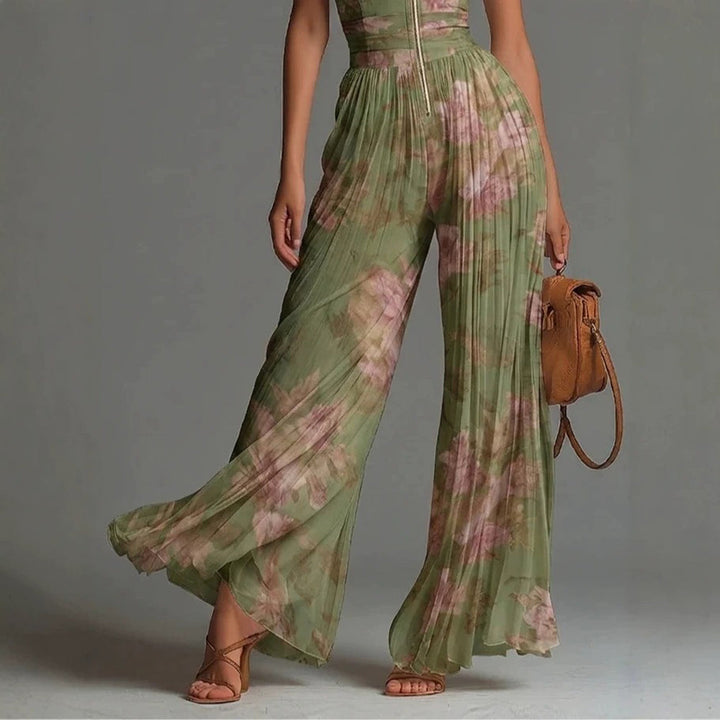 Thessaly - Soft-Touch Wide-Leg Jumpsuit