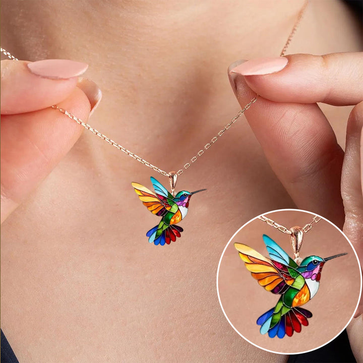 Alessia - Hummingbird Pendant Necklace