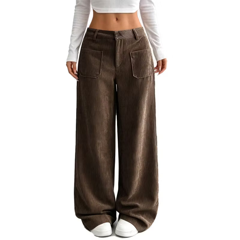 Eithne - Soft-Touch Wide-Leg Trousers