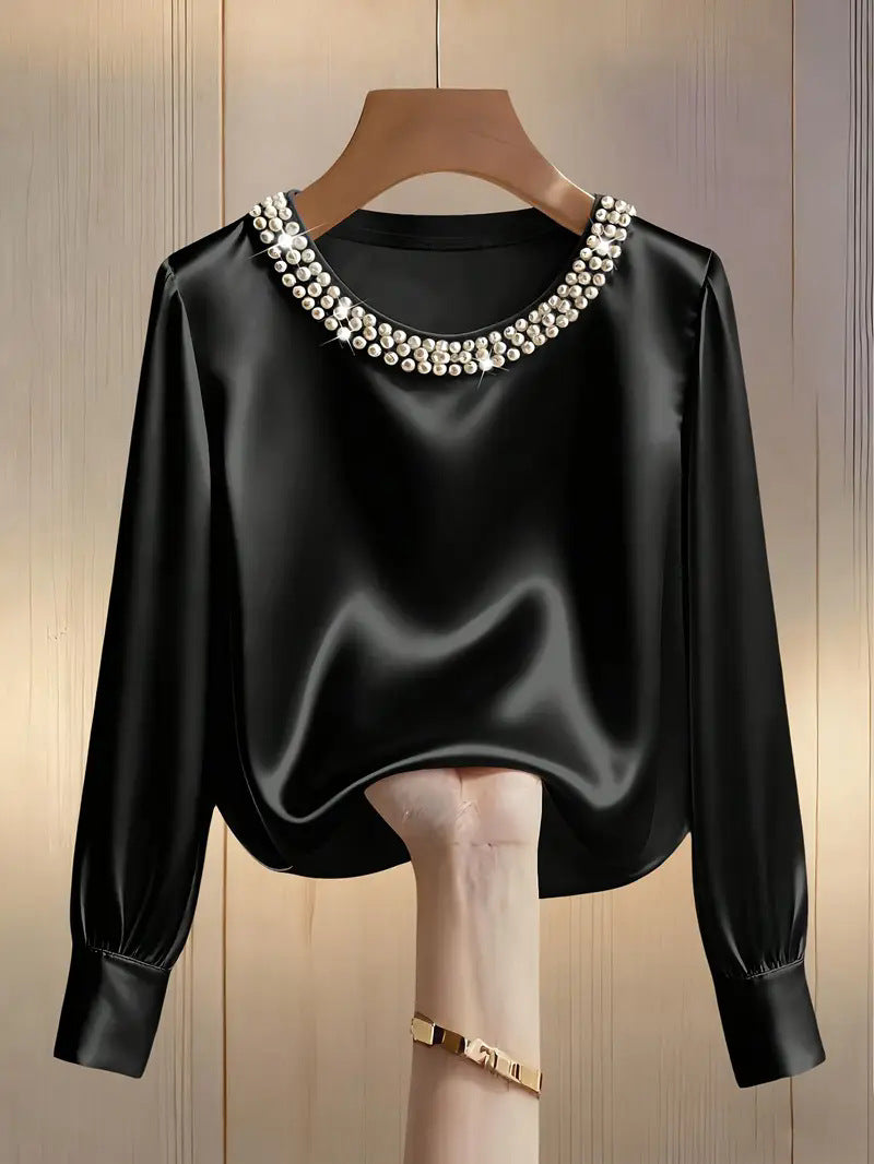 Avara - Elegant Pearl Blouse