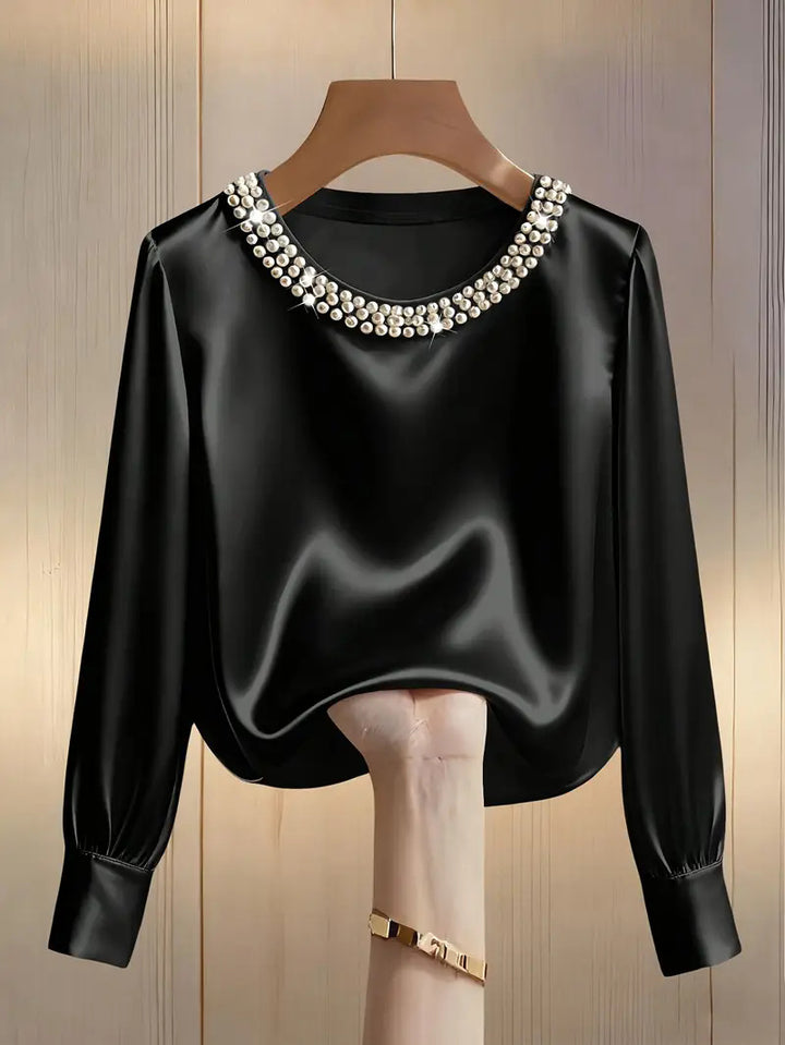 Avara - Elegant Pearl Blouse