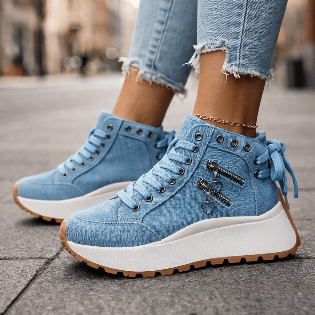 Celestia - Cushioned Platform Sneakers