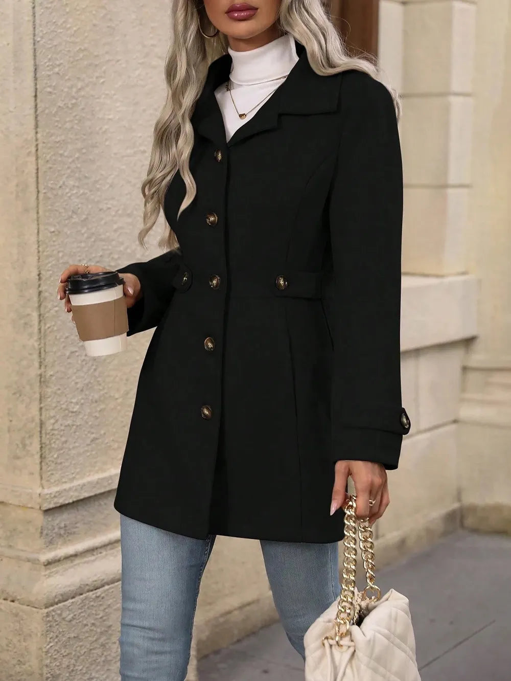 Bellona - Tailored Belted City Coat