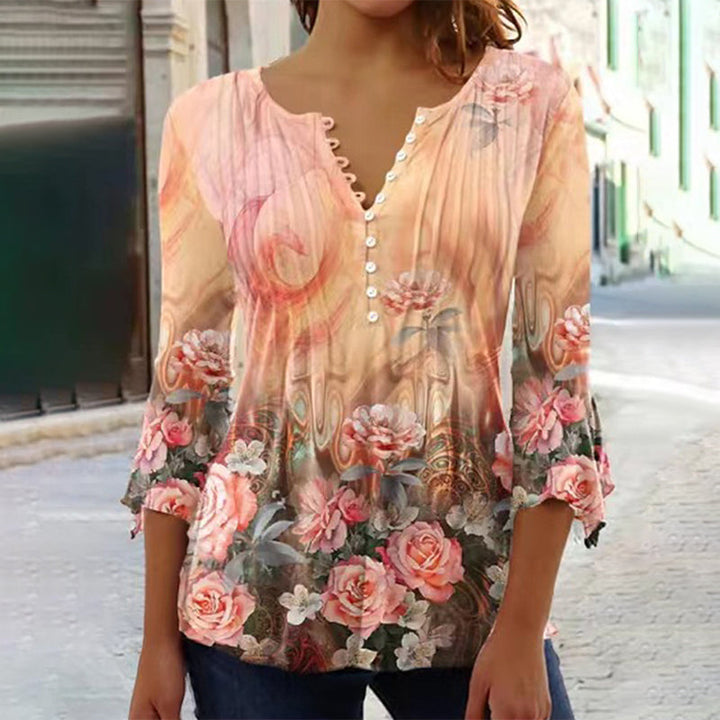 Devika - Floral Print Blouse