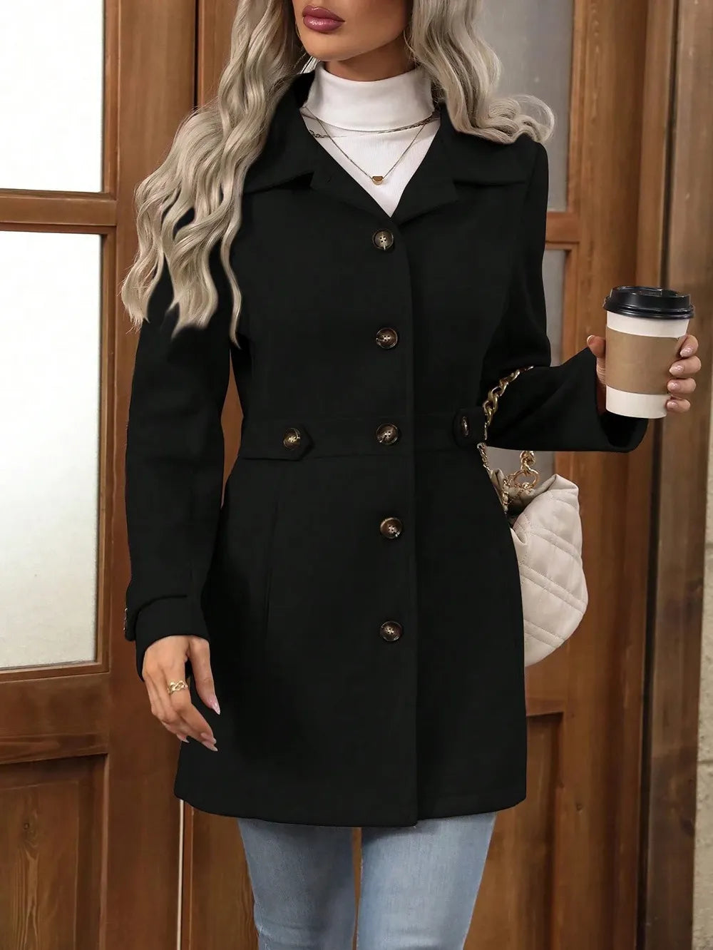 Bellona - Tailored Belted City Coat