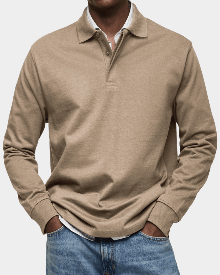 Taevan - Textured Knit Polo