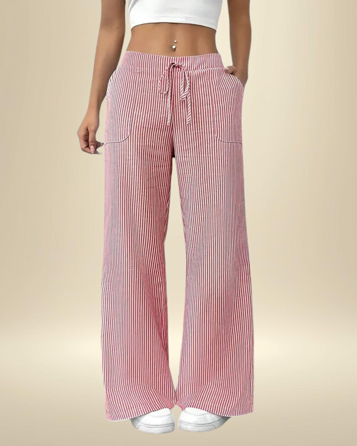 Mirayne - Fluid Wide-Leg Trousers