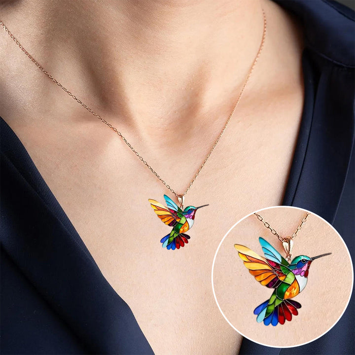 Alessia - Hummingbird Pendant Necklace