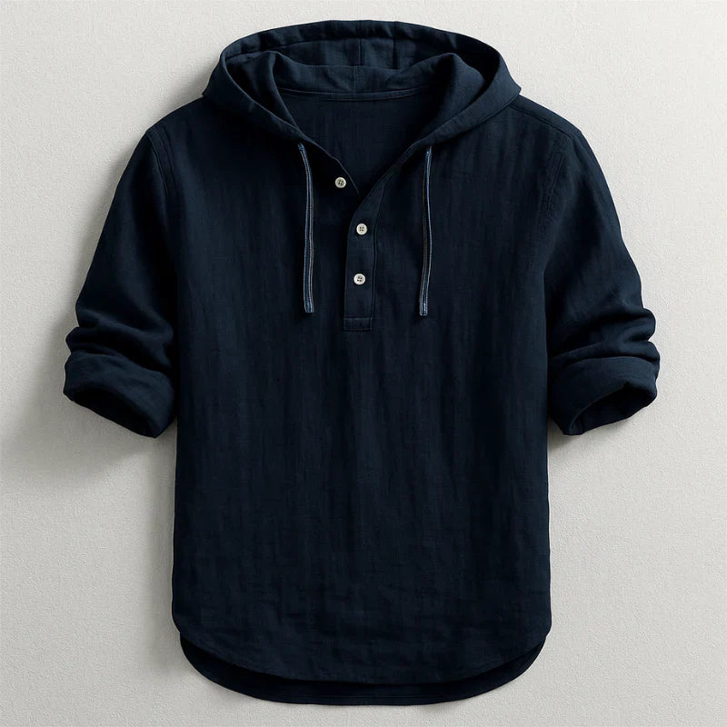 Beckford - Breathable Linen Hooded Shirt