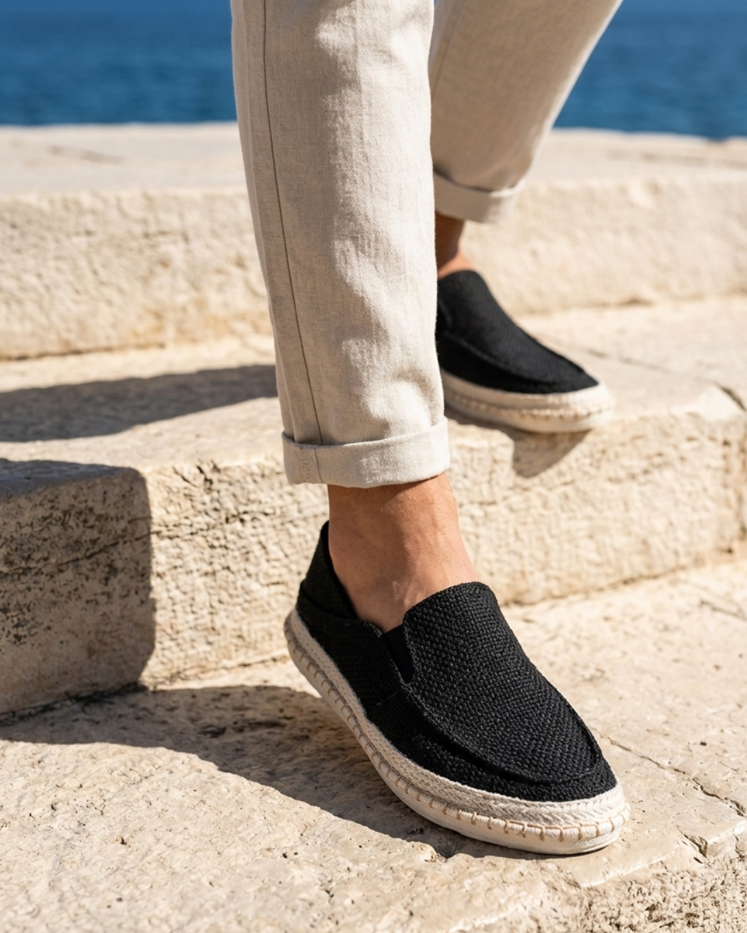 Falkner - Textured Slip-On Espadrille