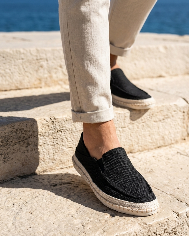 Falkner - Textured Slip-On Espadrille