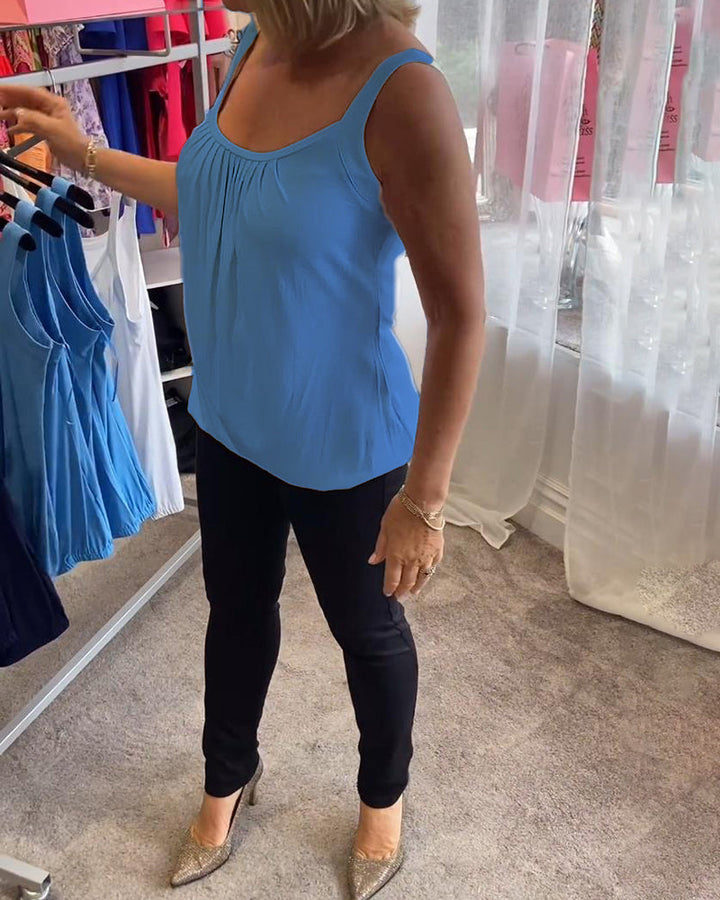 Corina - Soft-Touch U-Neck Tank Top
