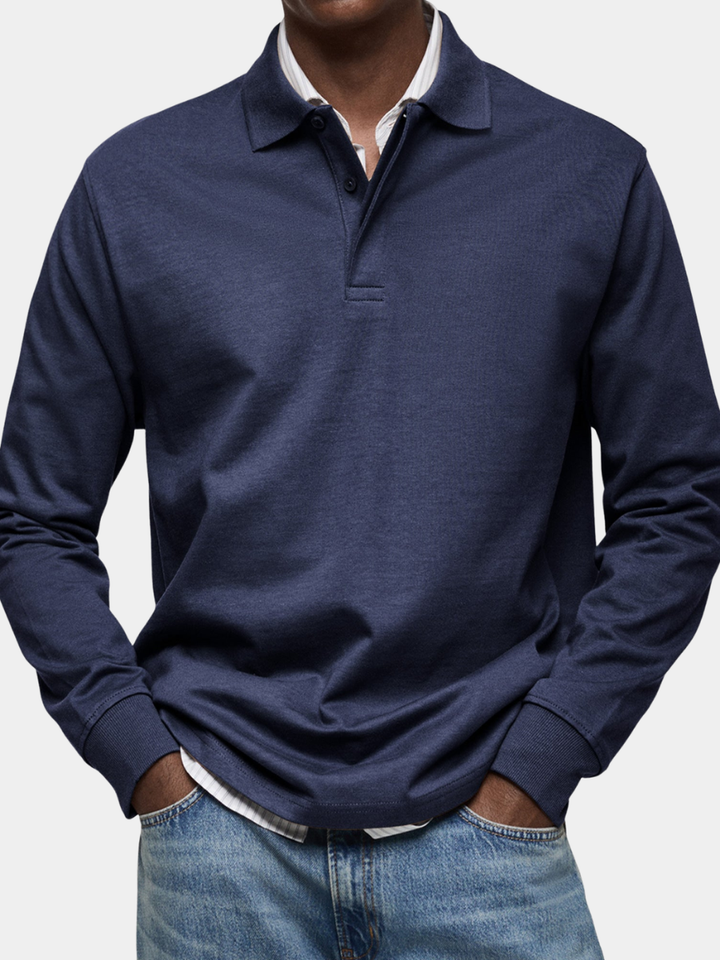 Ethan - Soft-Touch Long-Sleeve Polo