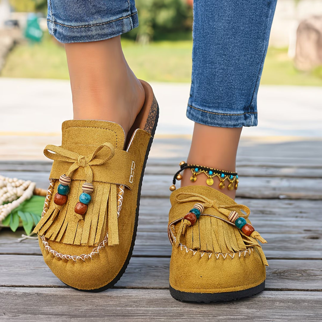 Quinara - Embellished Slip-On Moccasins