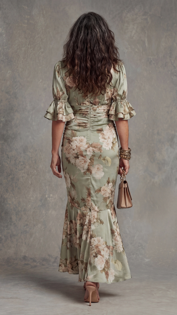 Yareen - Soft-Touch Floral Dress