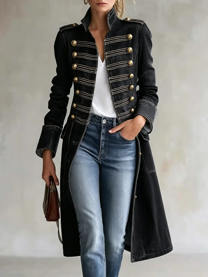 Carisanne - Heavyweight Longline Military Coat
