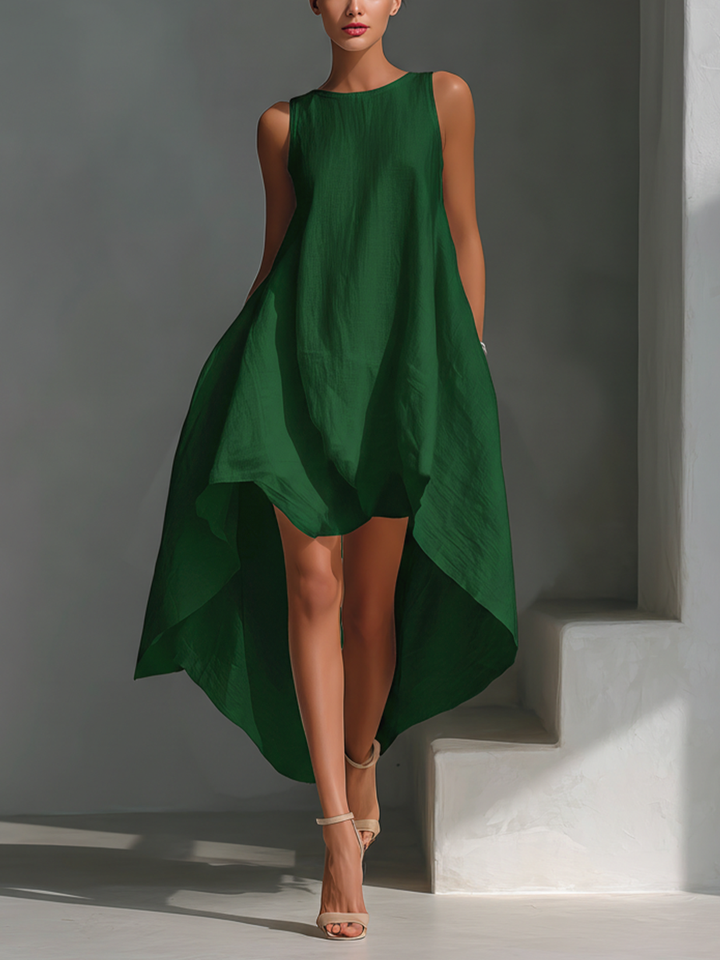Elvina - Breezy Linen Midi Dress