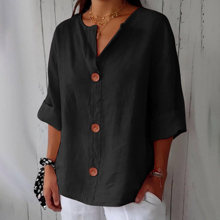 Piera - Breezy Linen Blouse