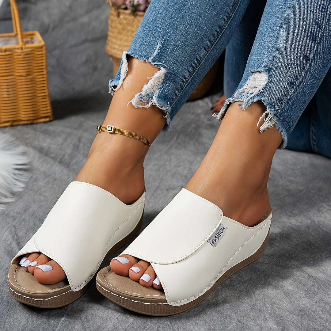 Verena - Platform Slip-On Sandals
