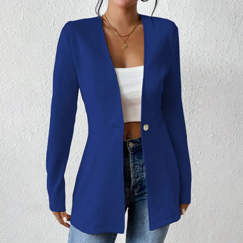 Alivienne - Tailored Single Button Blazer