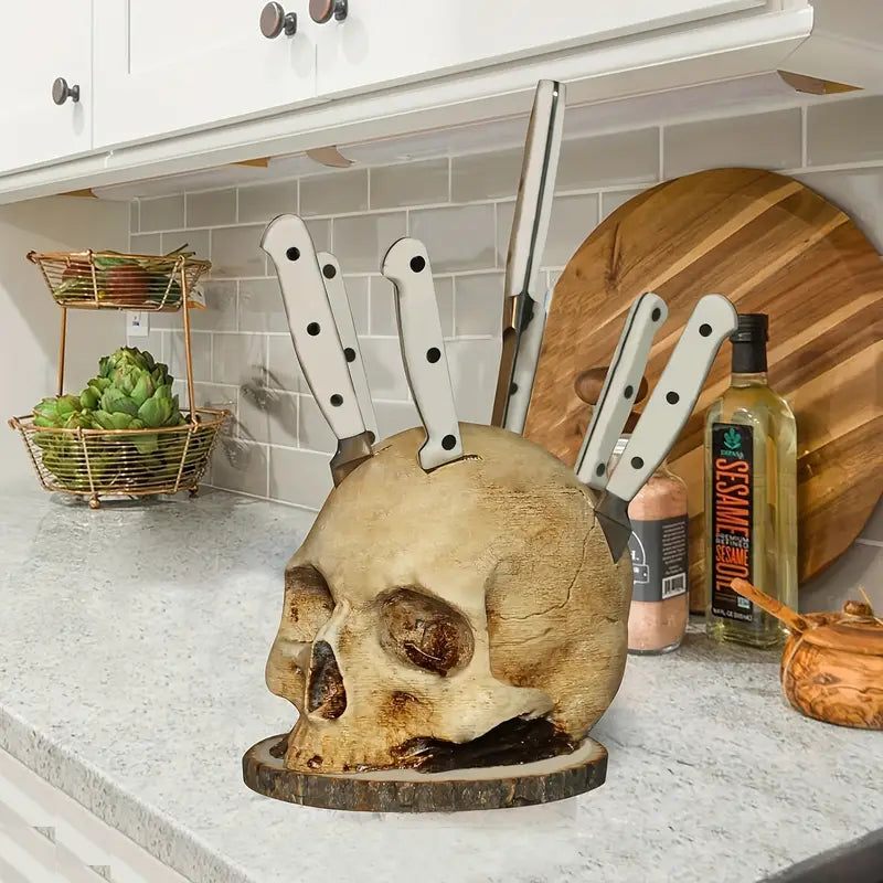 Ardel - Skull Knife Holder Stand