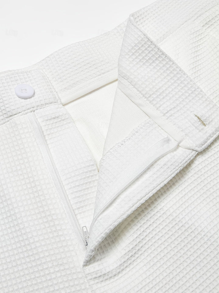 Dartmoor - Textured Straight-Leg Trousers