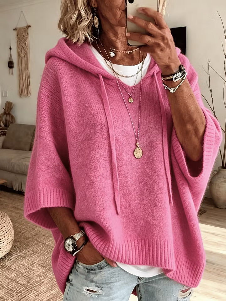 Zoralisse - Cozy Oversized Hooded Sweater