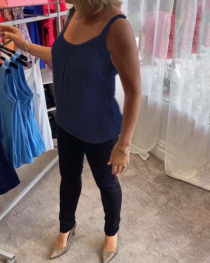 Corina - Soft-Touch U-Neck Tank Top