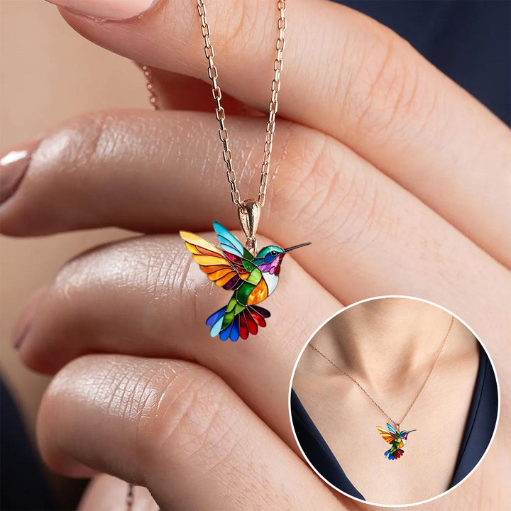 Alessia - Hummingbird Pendant Necklace