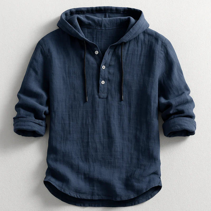 Beckford - Breathable Linen Hooded Shirt