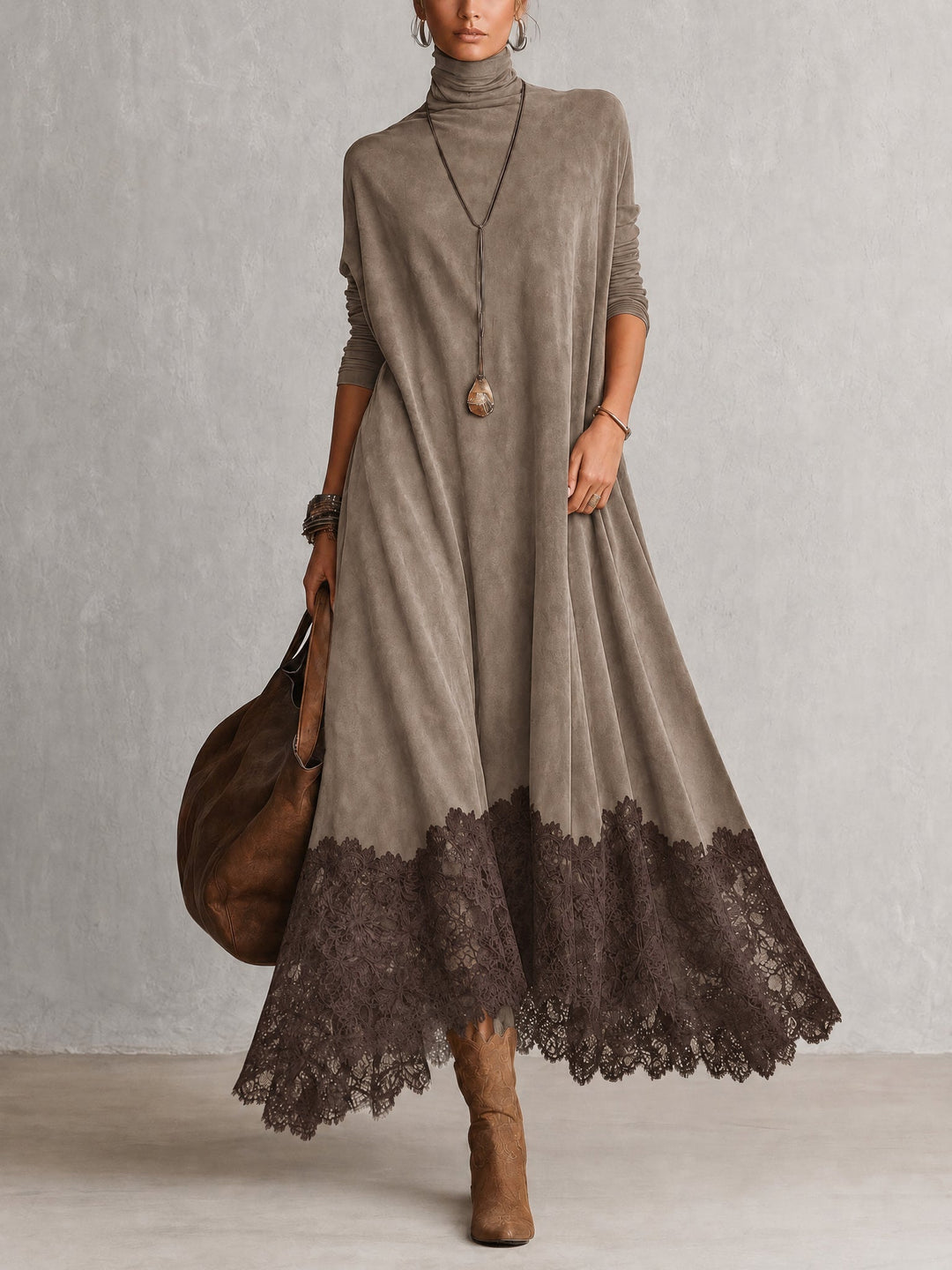 Lavina - Soft-Touch A-Line Maxi Dress