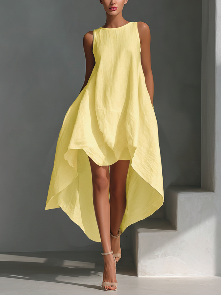 Elvina - Breezy Linen Midi Dress