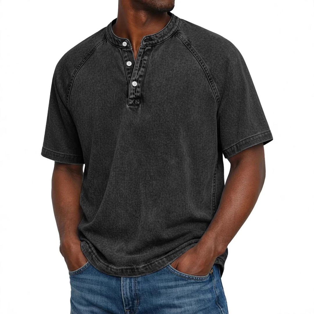 Flynn - Soft-Touch Vintage-Washed T-Shirt